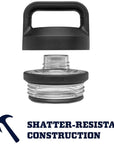 Yeti Rambler 46 OZ Bottle With Chug Cap (Navy) shatter