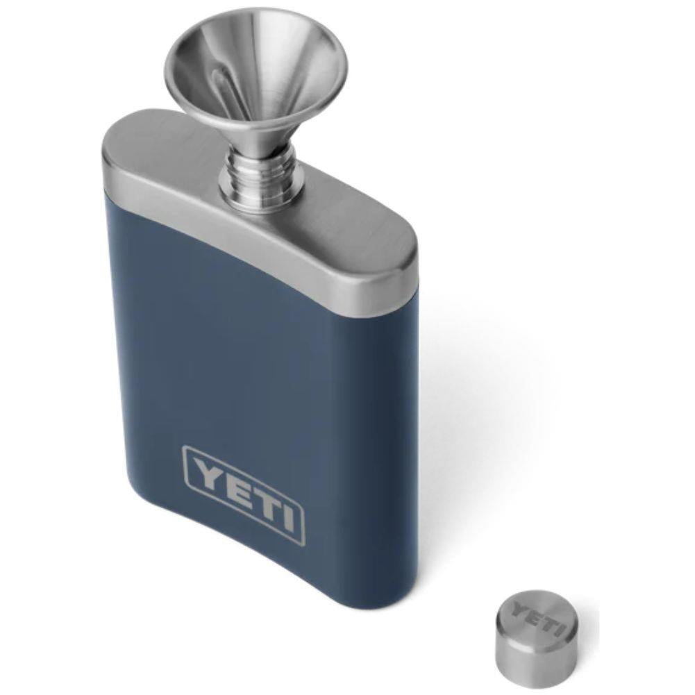 Yeti Flask 200ml (Navy) funnel in