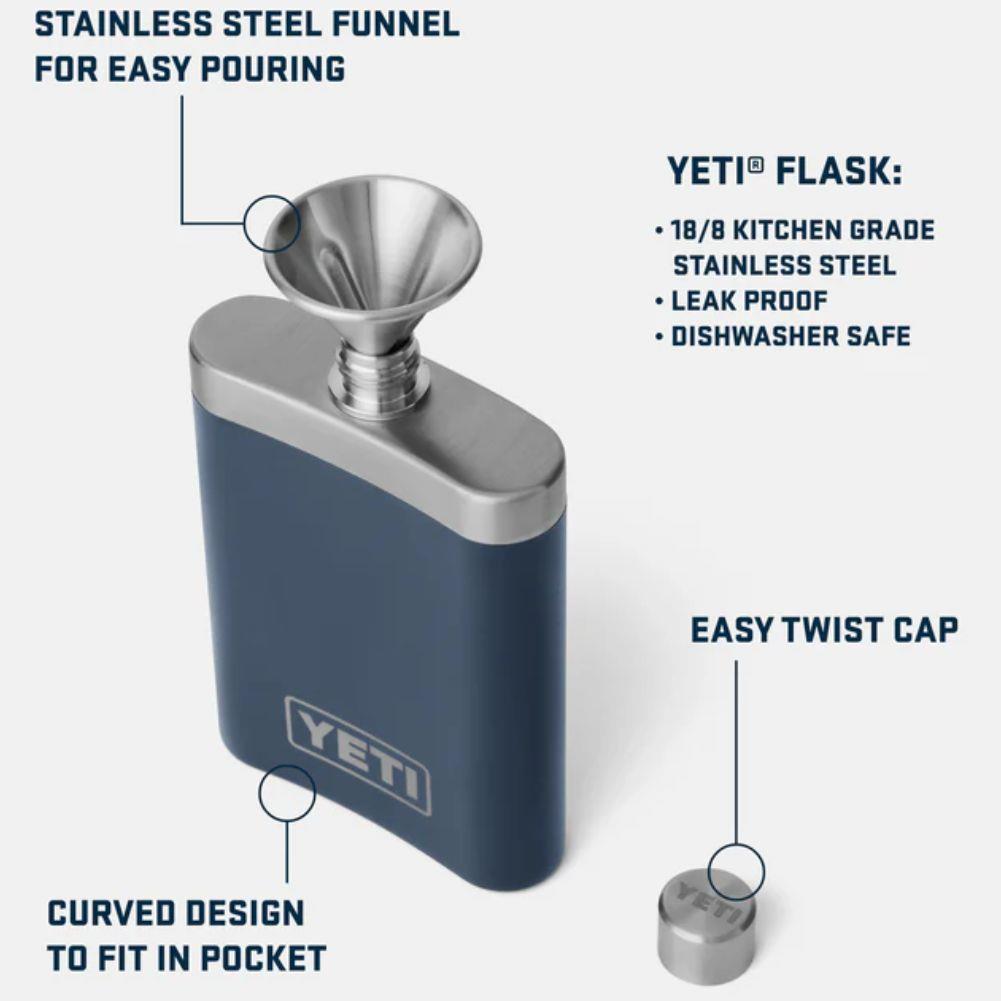 Yeti Flask 200ml (Navy) info