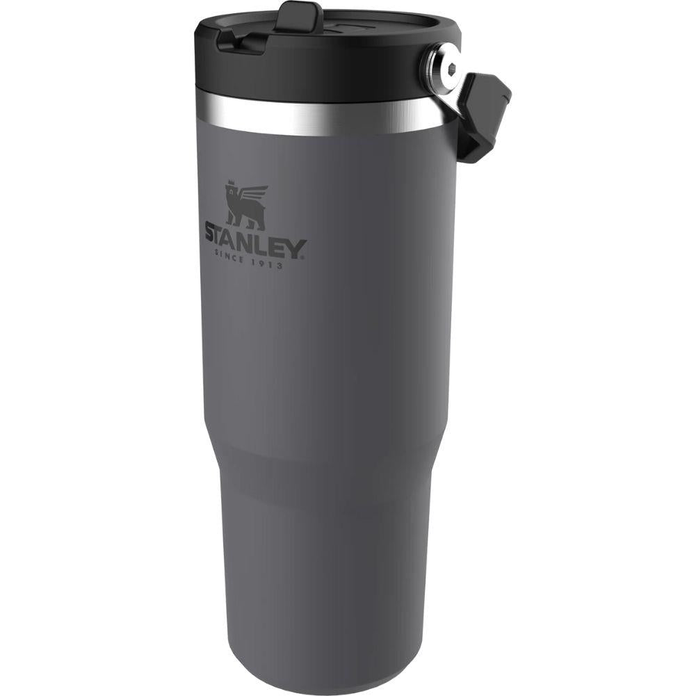 Stanley Iceflow Flip Straw Tumbler 890ML (Charcoal) angle