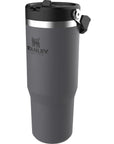 Stanley Iceflow Flip Straw Tumbler 890ML (Charcoal) angle