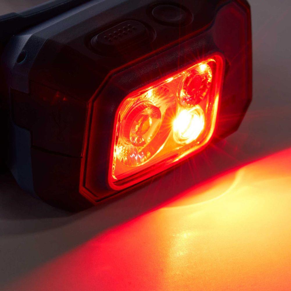 Black Diamond Storm 500 Lumen Rechargeable Head Torch (Azul) red light