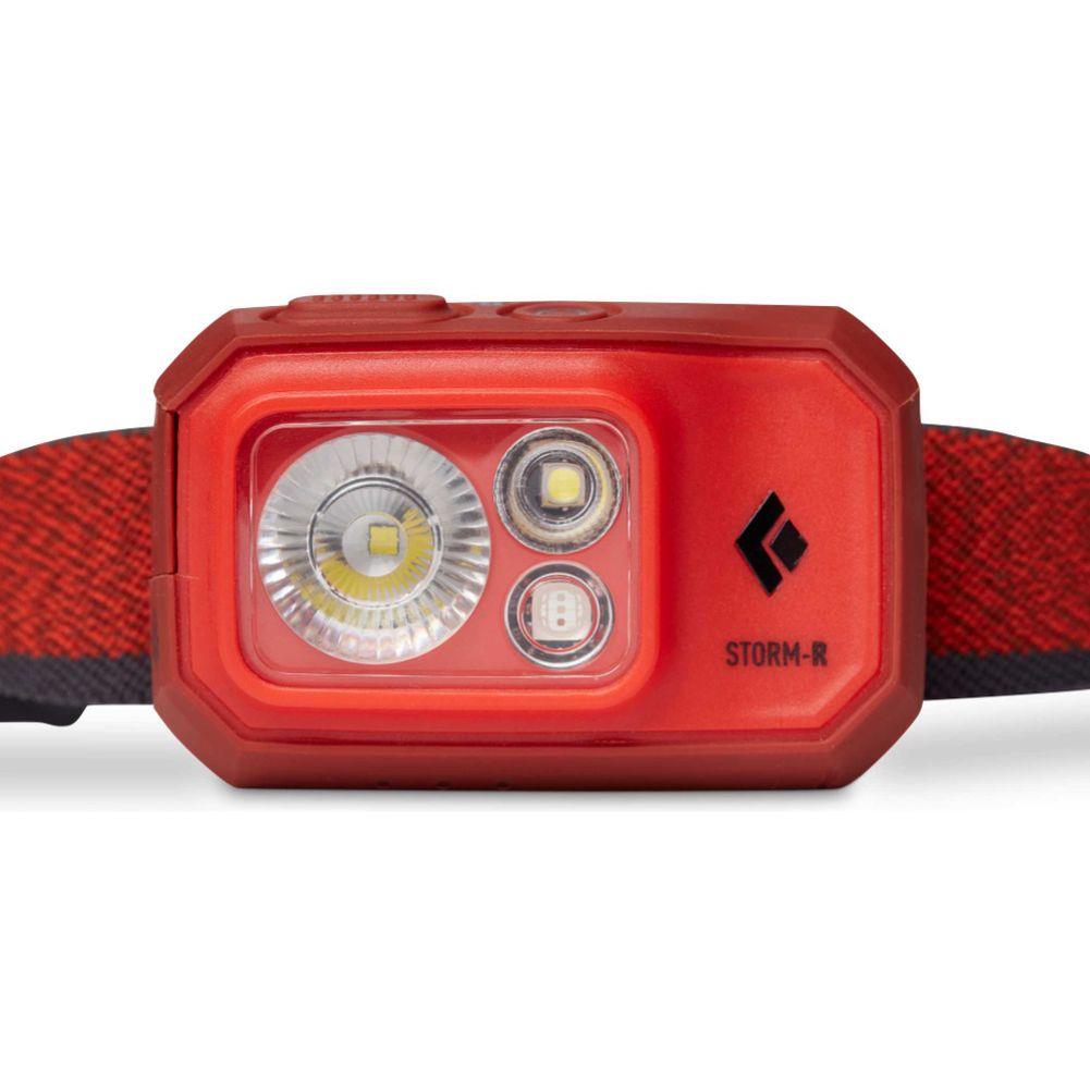 Black Diamond Storm 500 Lumen Rechargeable Head Torch (Octane) front view