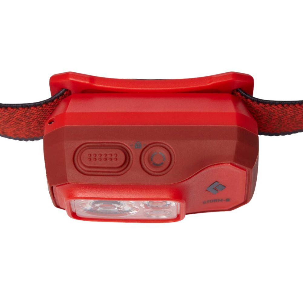 Black Diamond Storm 500 Lumen Rechargeable Head Torch (Octane) top view