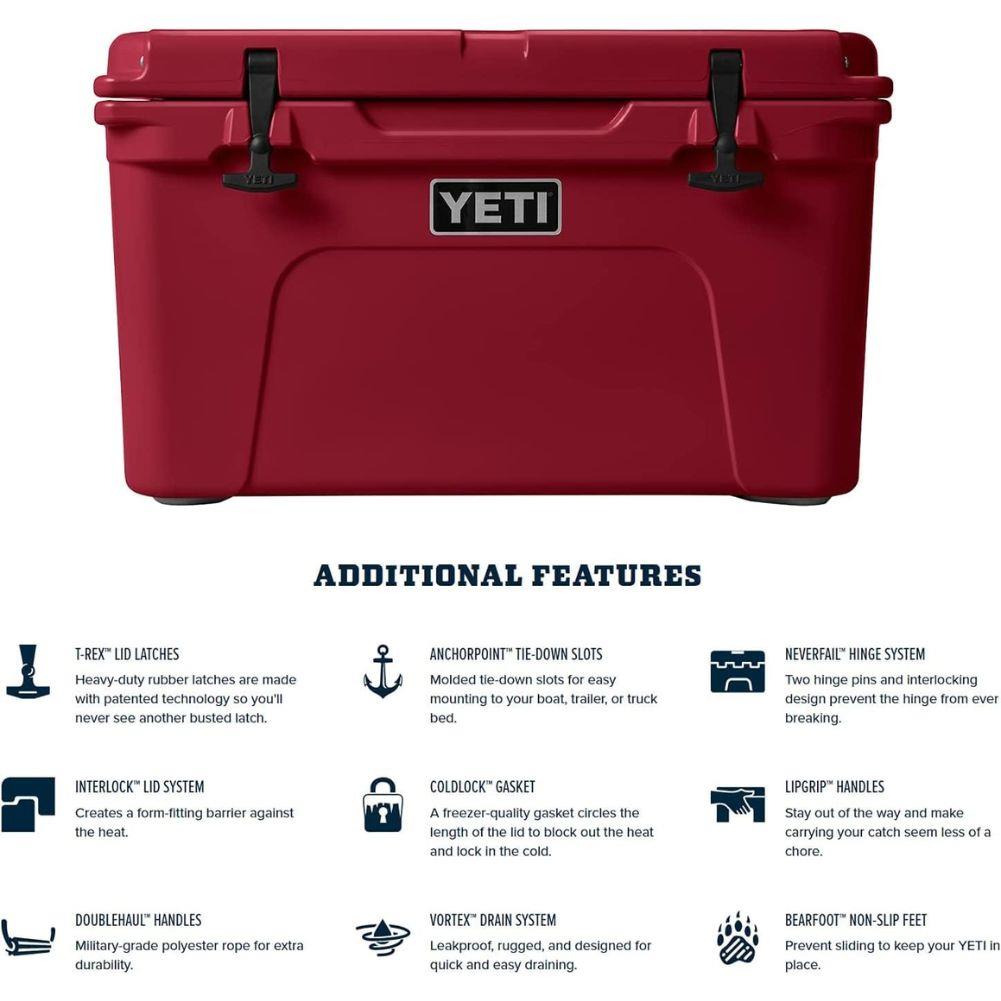 Yeti Tundra 45 Cool Box (Harvest Red) info