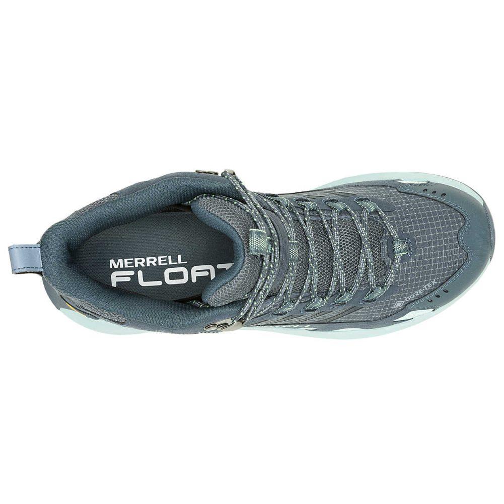 Merrell Men's Moab Speed 2 Mid GORE-TEX Walking Shoes(Slate) top