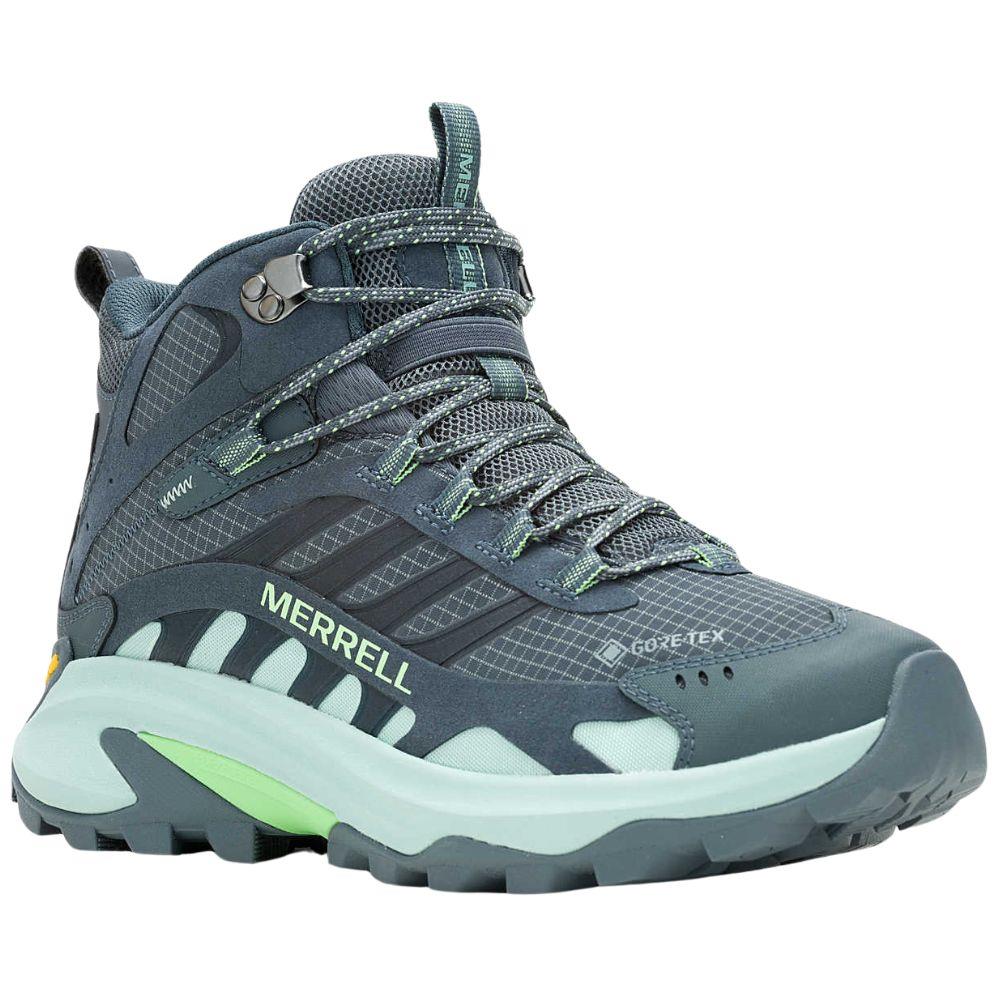 Merrell Men's Moab Speed 2 Mid GORE-TEX Walking Shoes(Slate) angle