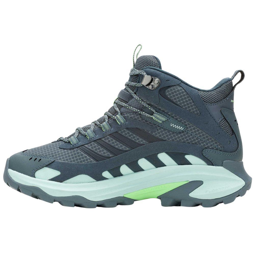 Merrell Men&#39;s Moab Speed 2 Mid GORE-TEX Walking Shoes(Slate) left side