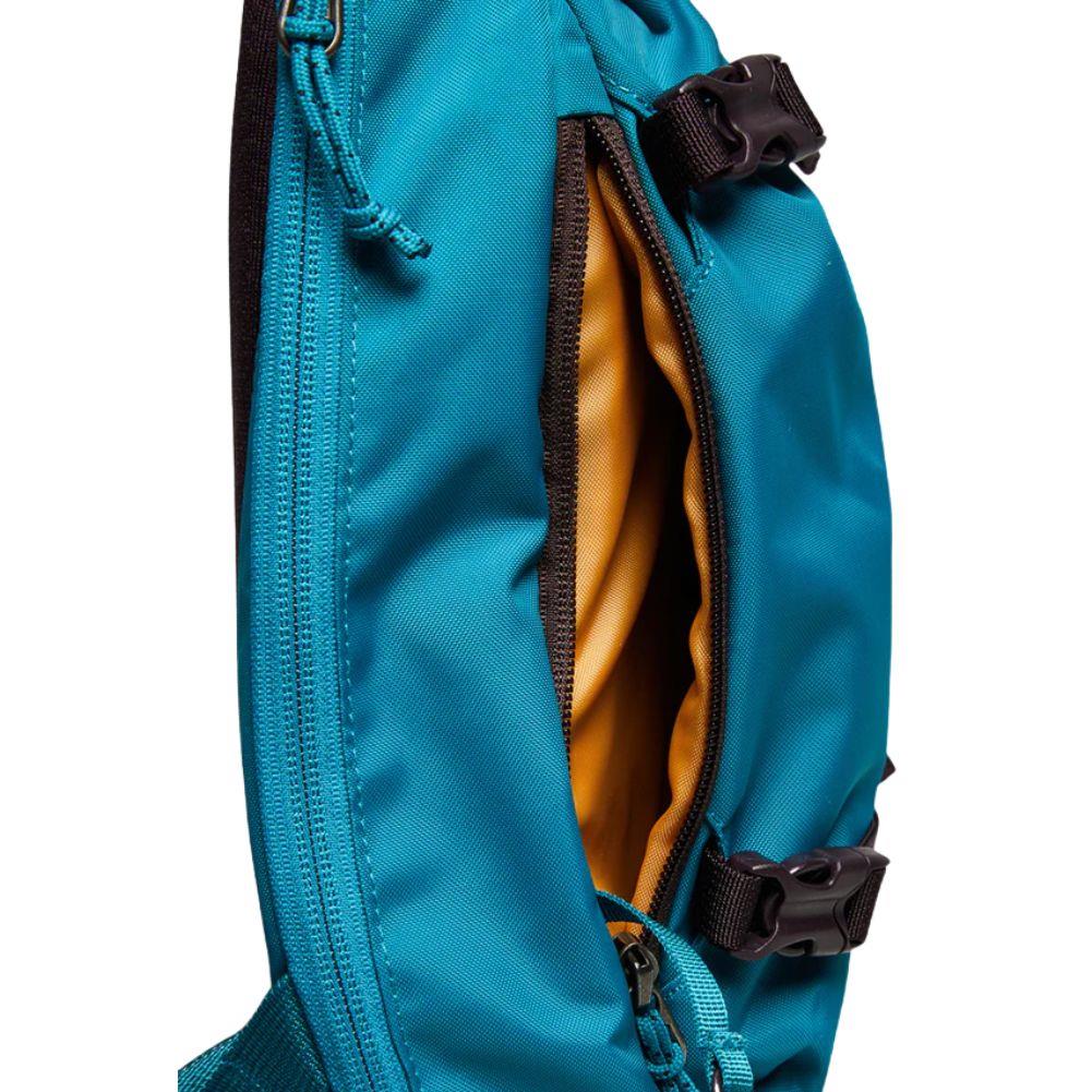 Patagonia Atom Sling Bag 8L (Belay Blue) close up open