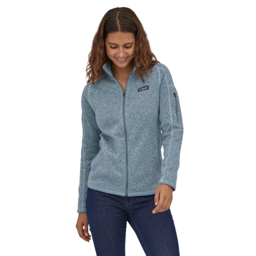 Patagonia Women's Better Sweater Fleece Jacket (Steam Blue) model front