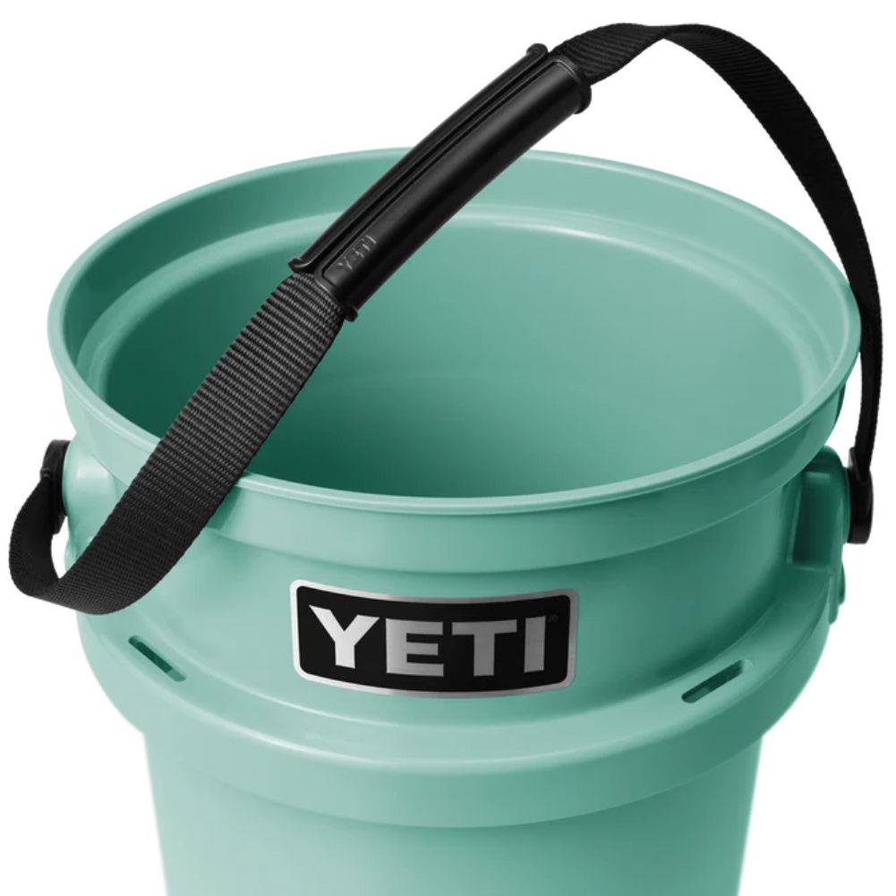 Yeti Loadout 5 Gallon Bucket (Seafoam) handle angle