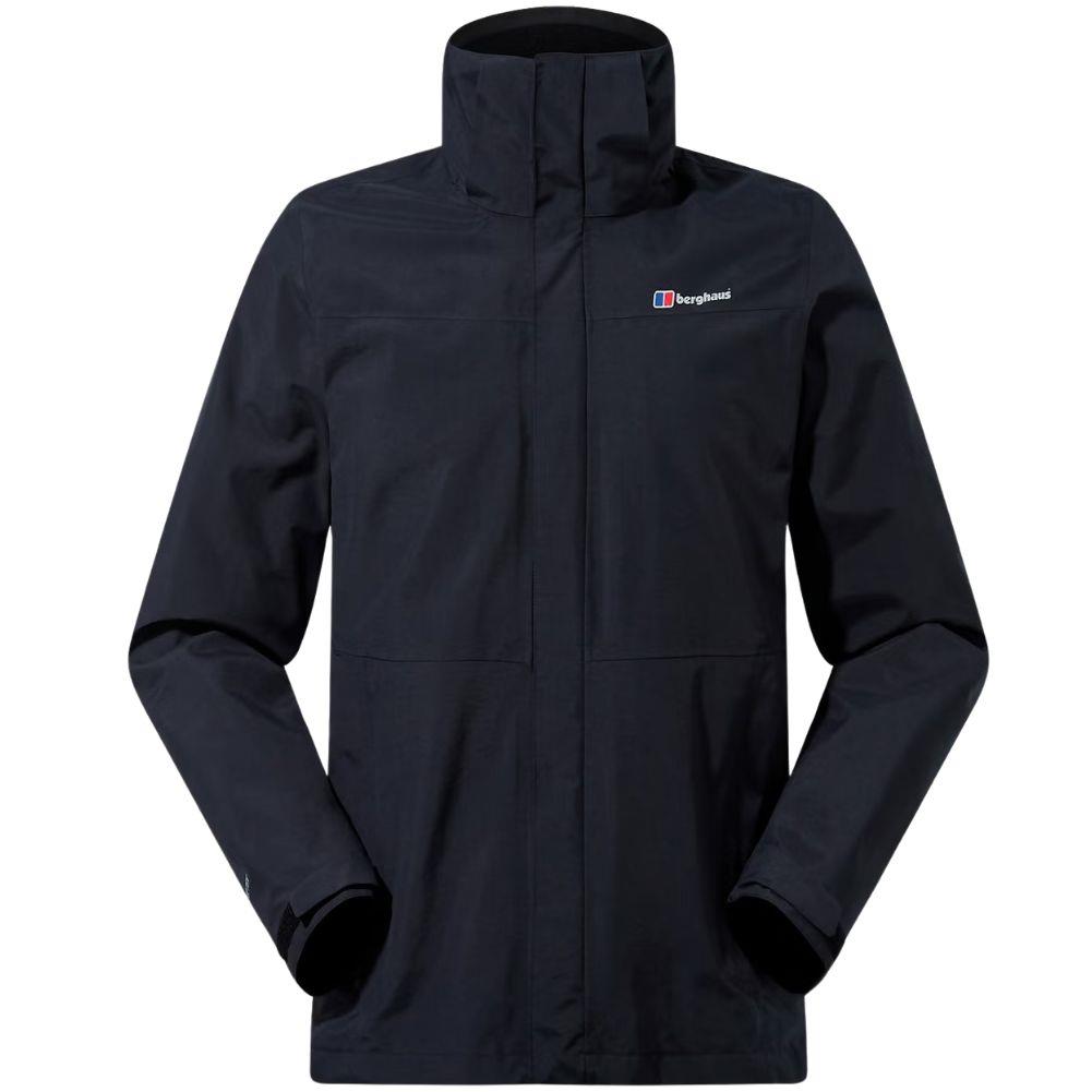 Berghaus Men&#39;s Hillwalker Interactive GTX Waterproof Jacket (Black)