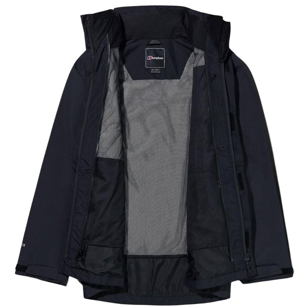 Berghaus Men's Hillwalker Interactive GTX Waterproof Jacket (Black) open