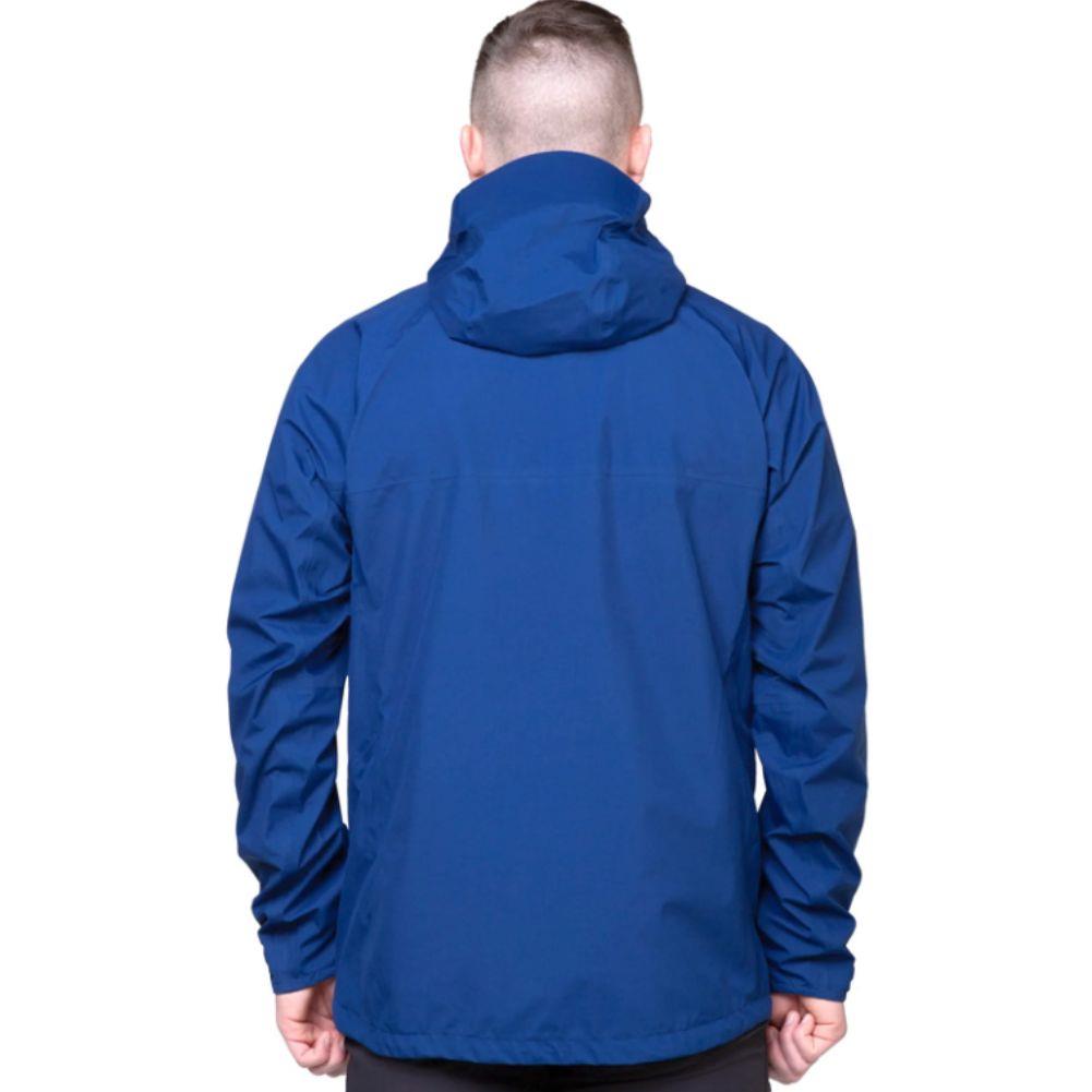 Mountain Equipment Men&#39;s Odyssey Waterproof Jacket (Admiral Blue) man back facing
