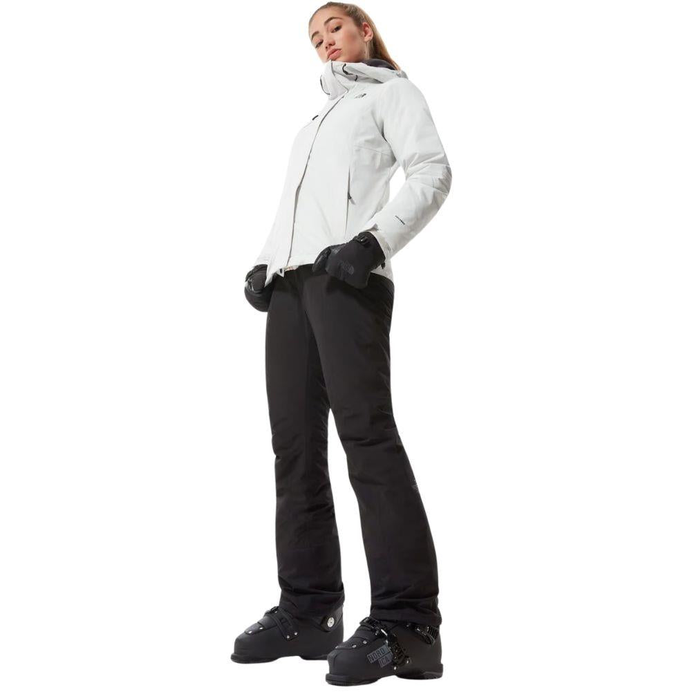 The North Face Women&#39;s Presena Snow Sports Pants (TNF Black) model pose