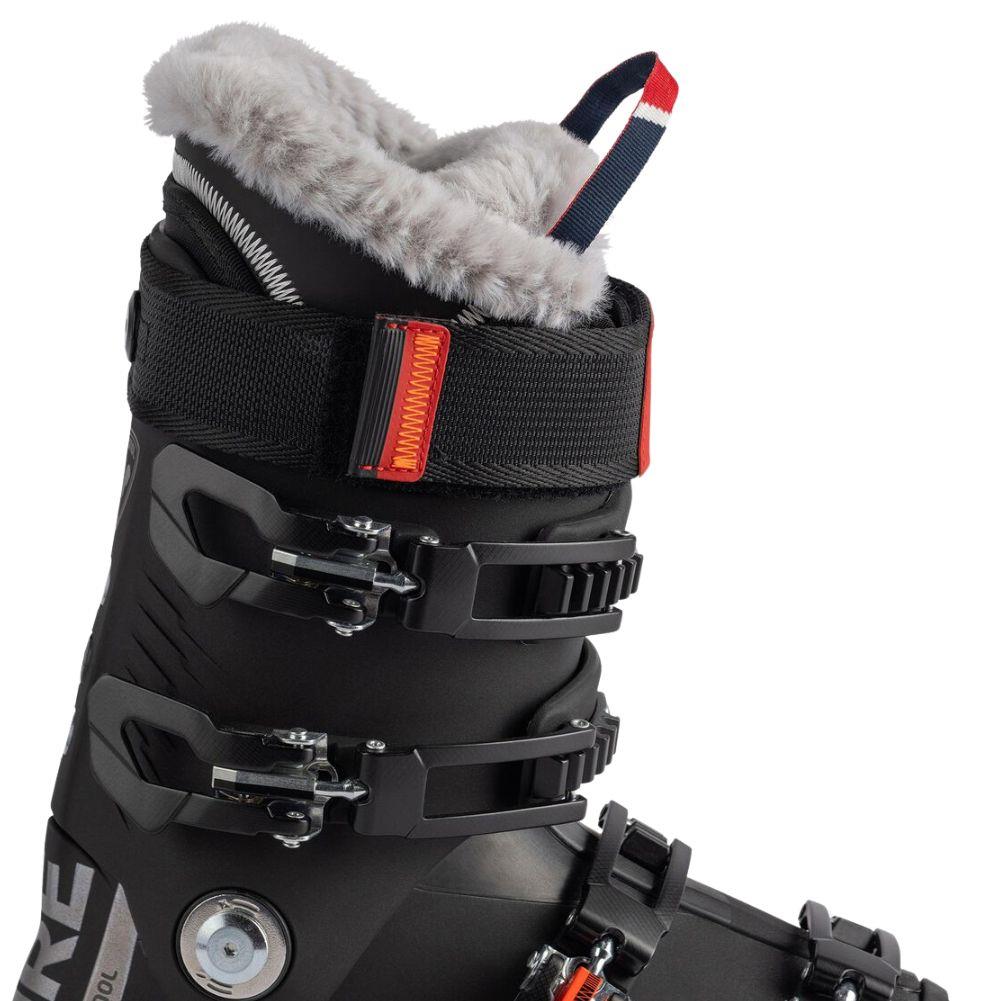 Rossignol Women&#39;s Pure Pro 80 Ski Boots (Deep Black) top view