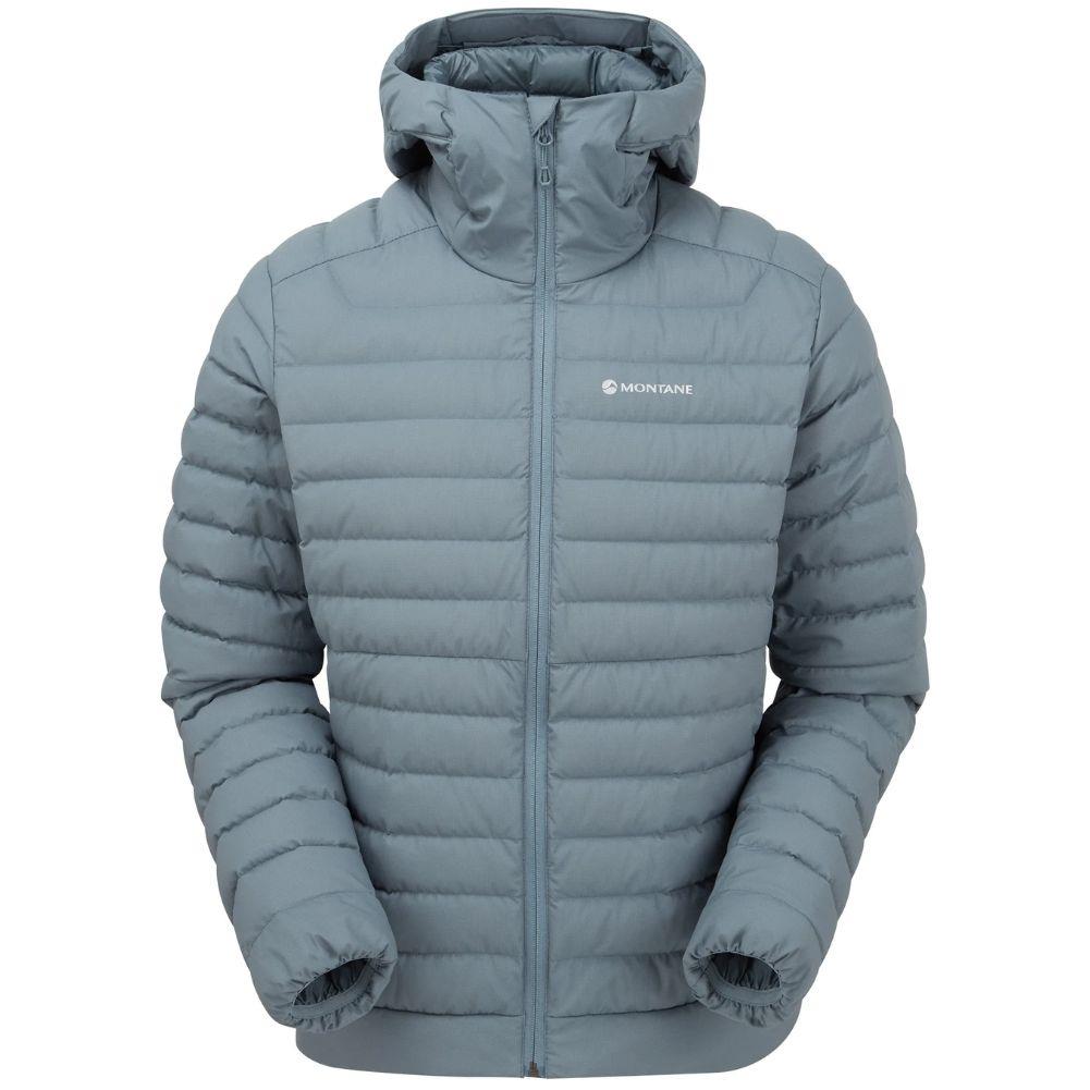 Montane Men's Resolve Hooded Down Jacket (Stone Blue)