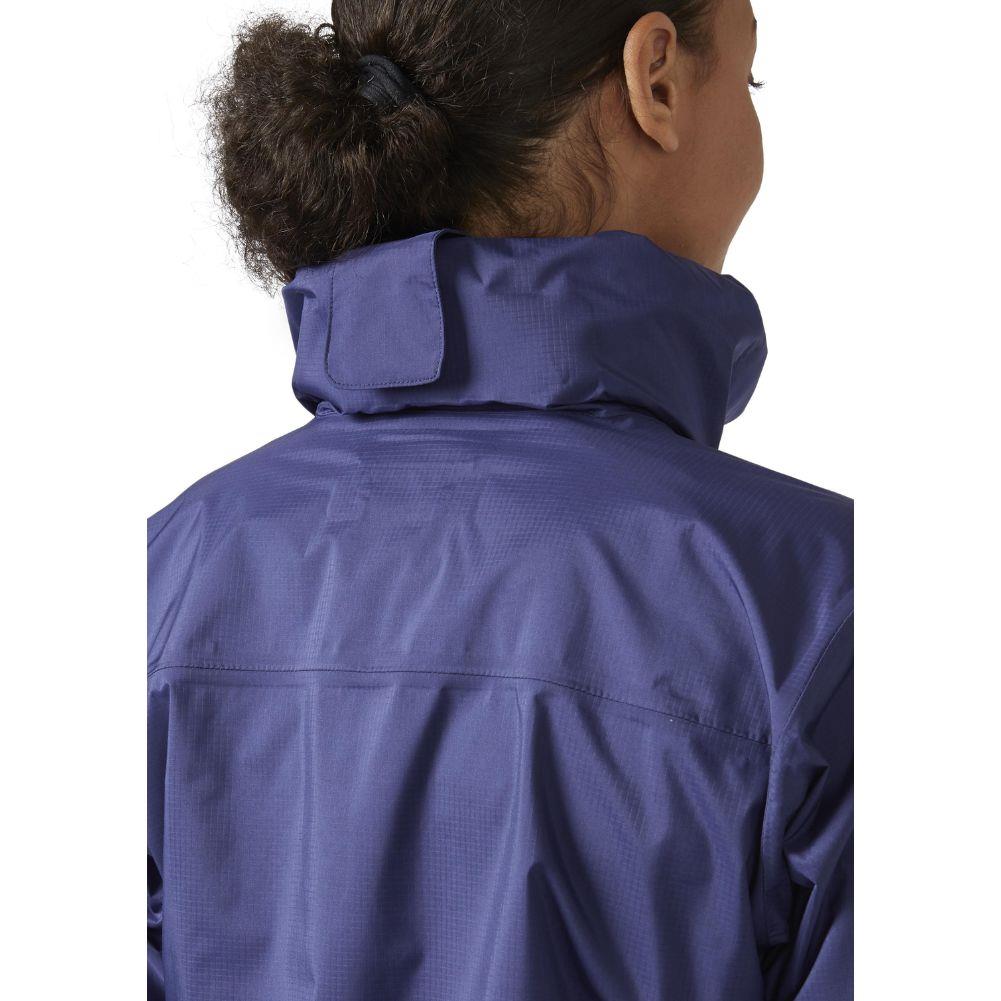 RAB Women&#39;s Downpour Plus 2.0 Waterproof Jacket (Patriot Blue) back view