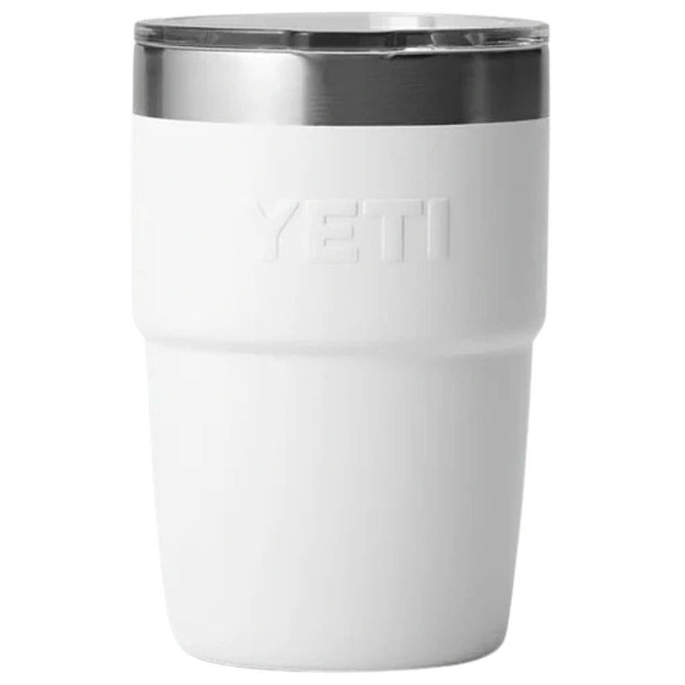 YETI Rambler 8 Oz Stackable Cup (White) back