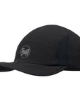 Buff 5 Panel Go Cap (Solid Black)
