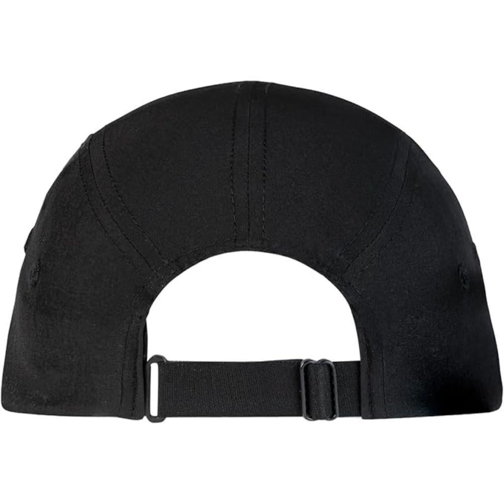 Buff 5 Panel Go Cap (Solid Black) back