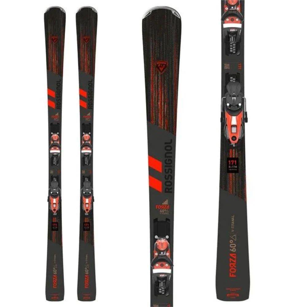 Rossignol Men&#39;s Forza 60D V-TI Skis &amp;amp; SPX 12 Konect GW Bindings