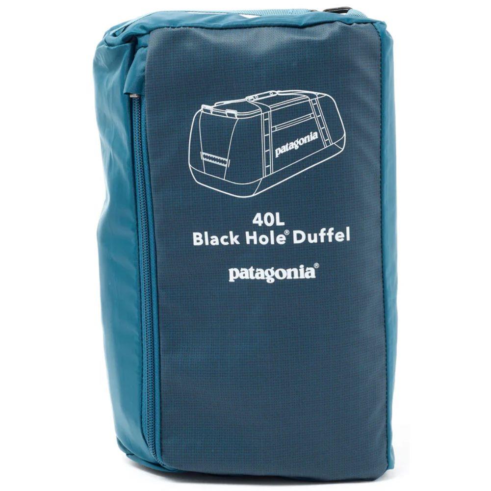 Patagonia Black Hole Duffel 40L (Tidal Teal) packed up