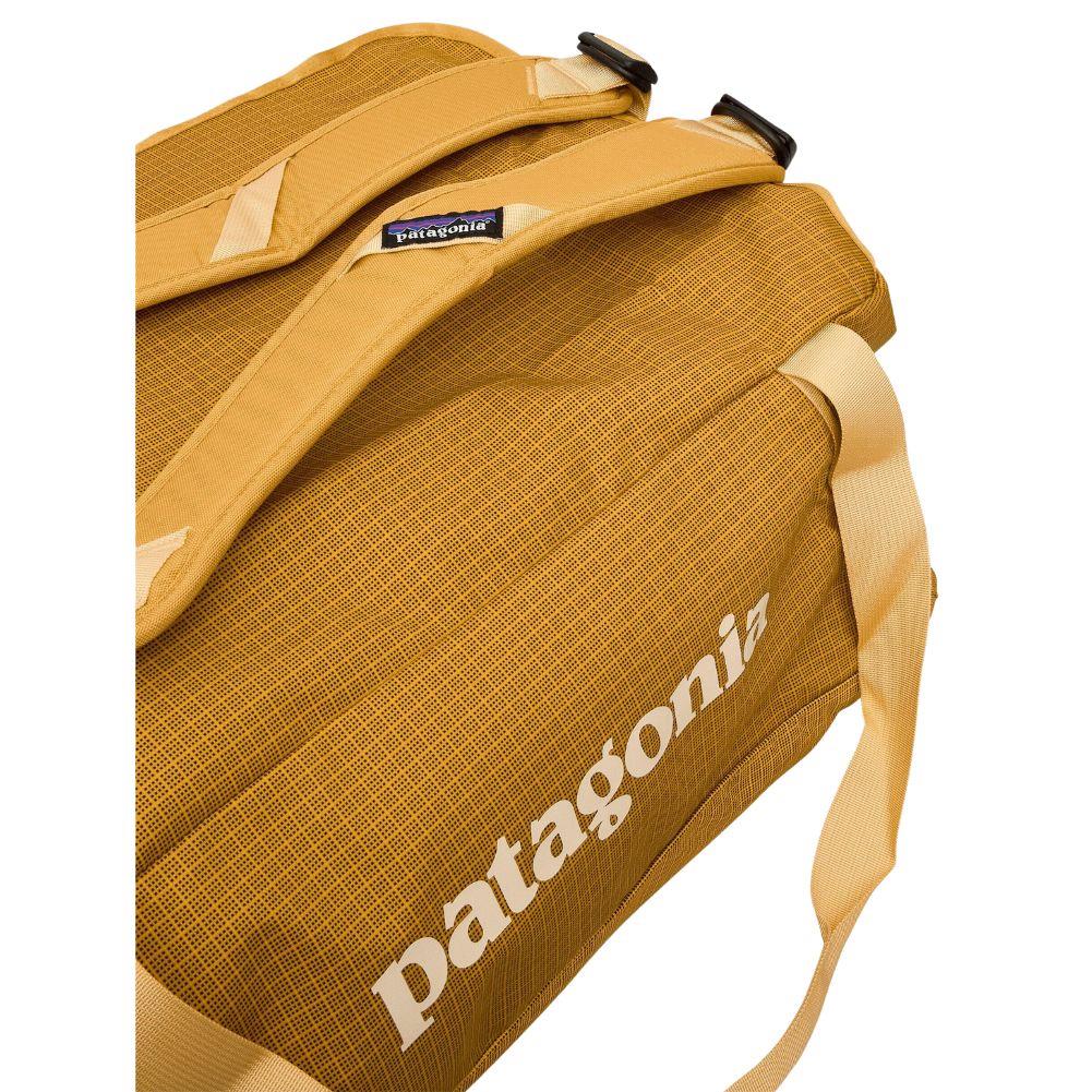 Patagonia Black Hole 55L Duffel Bag (Pufferfish Gold) straps