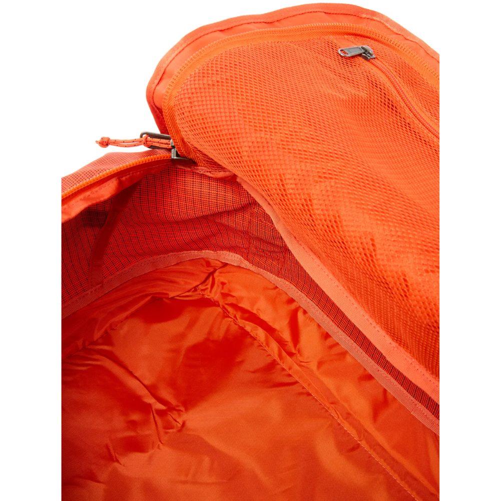 Patagonia Black Hole 55L Duffel Bag (Pollinator Orange) flap open