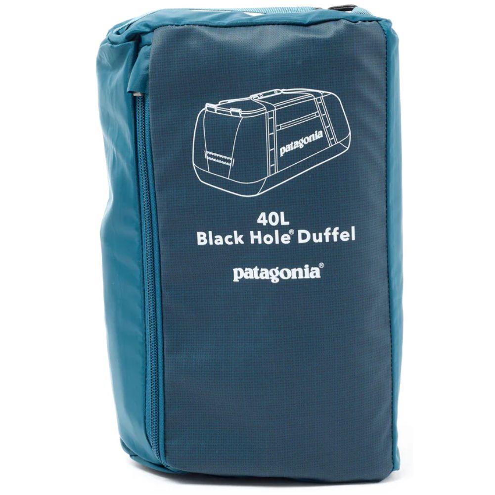 Patagonia Black Hole 55L Duffel Bag (Tidal Teal) packed up