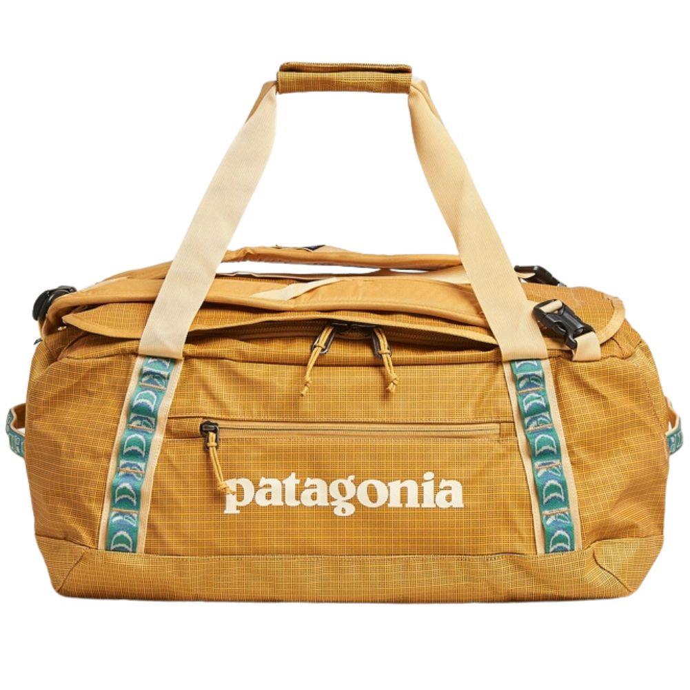 Patagonia Black Hole Duffel Bag 70L (Pufferfish Gold) front 