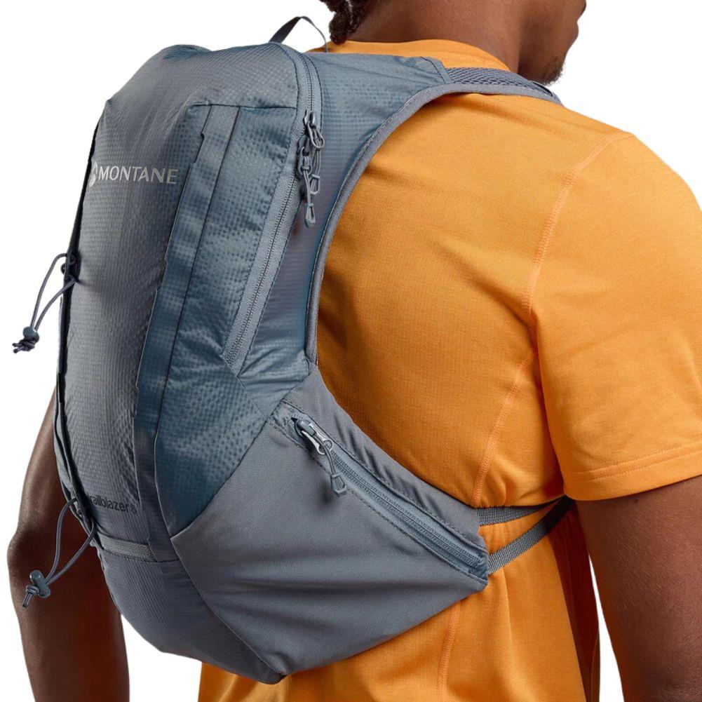 Montane Trailblazer 8L Backpack (Stone Blue) back part