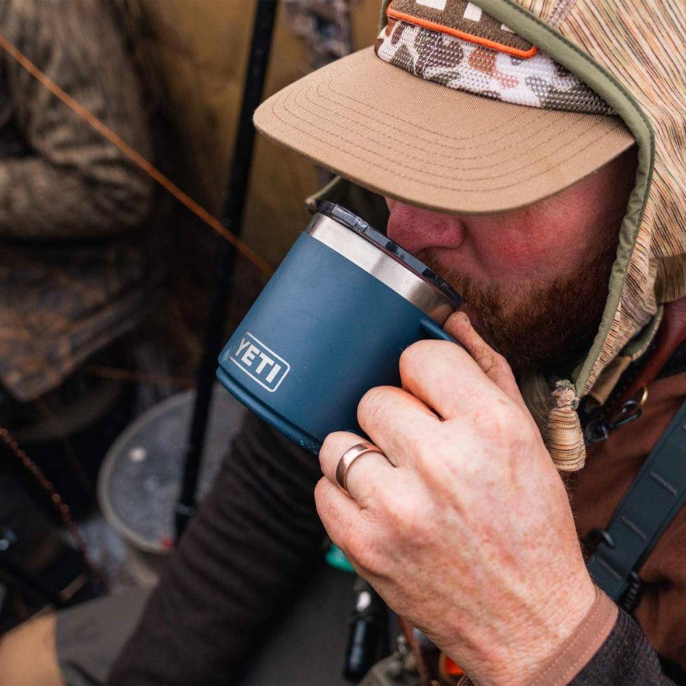 Yeti Rambler 10 oz (296 ml) Stackable Mug (Big Sky Blue) sip sip