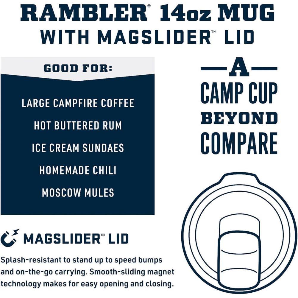 Yeti Rambler 14oz (414 ml) Stackable Mug (Big Sky Blue) more info