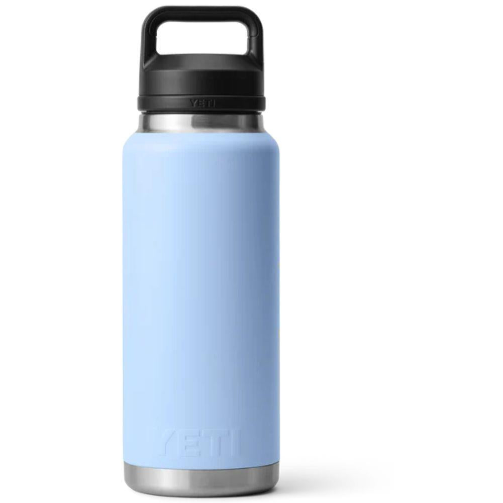 Yeti Rambler 36 oz (1065 ml) Bottle With Chug Cap (Big Sky Blue) back view