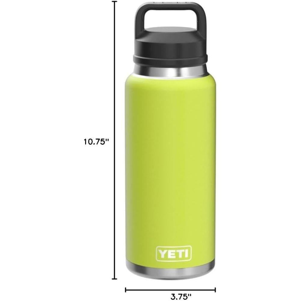 Yeti Rambler 36 oz (1065 ml) Bottle With Chug Cap (Big Sky Blue) measurements