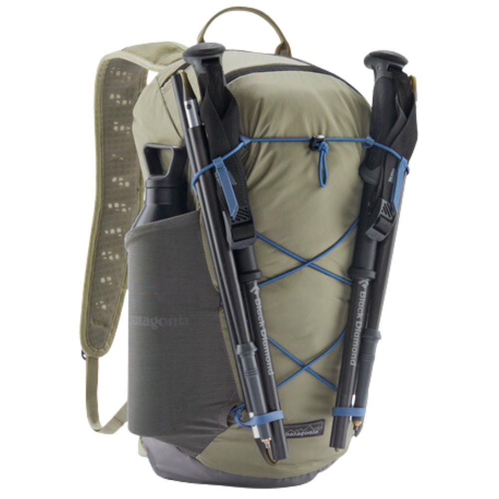 Patagonia Terravia Pack 14L - L (River Rock Green) walking poles