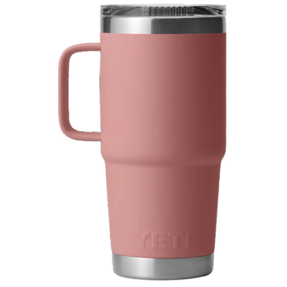 Yeti Rambler 20 OZ (591ml) Travel Mug (Sandstone Pink) back