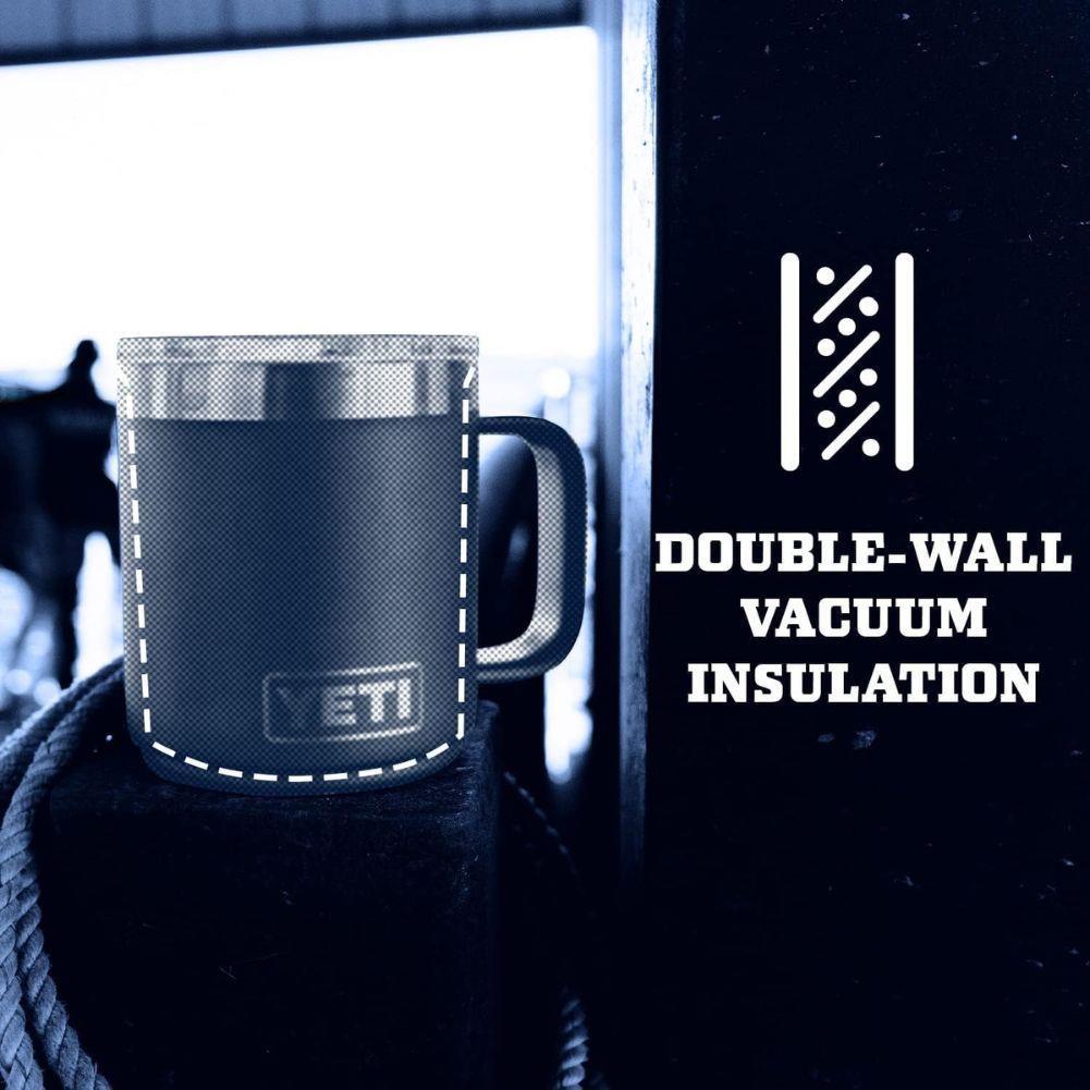 Yeti Rambler 10 oz (296 ml) Stackable Mug (Rescue Red)