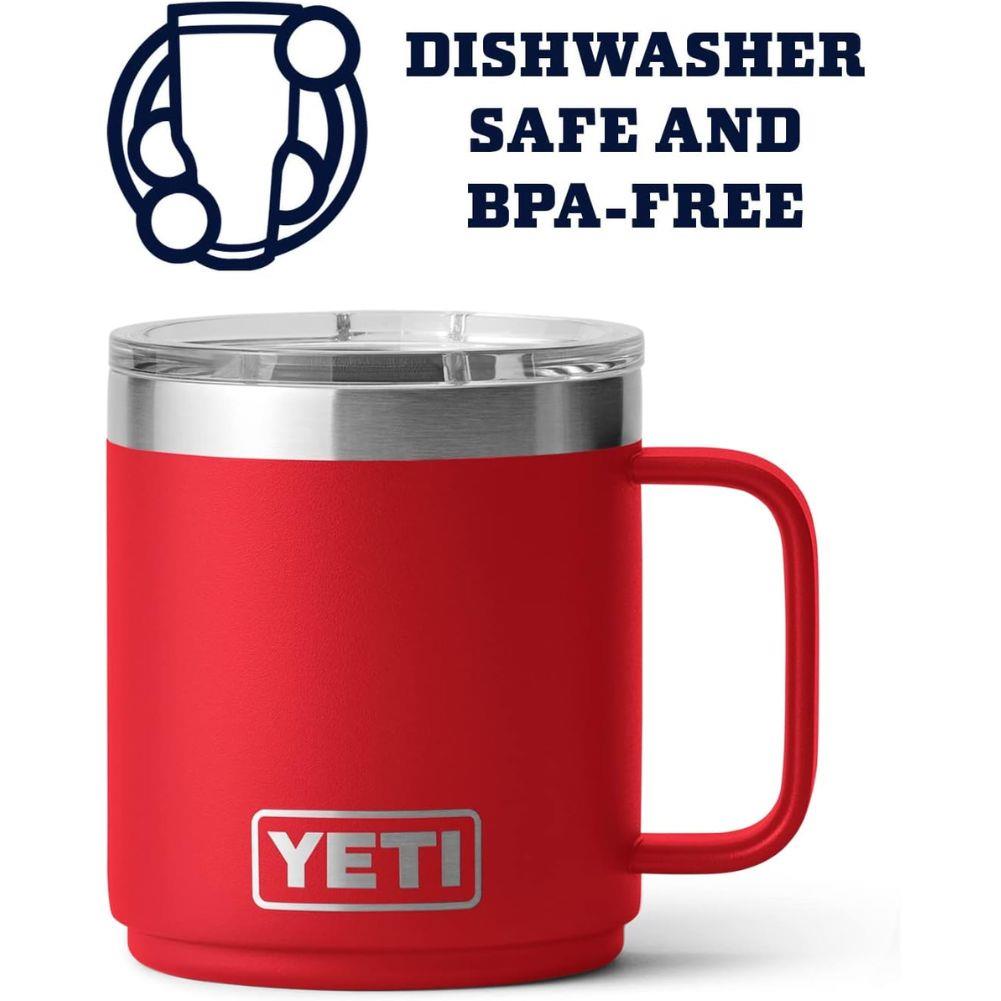 Yeti Rambler 10 oz (296 ml) Stackable Mug (Sandstone Pink) dishwash