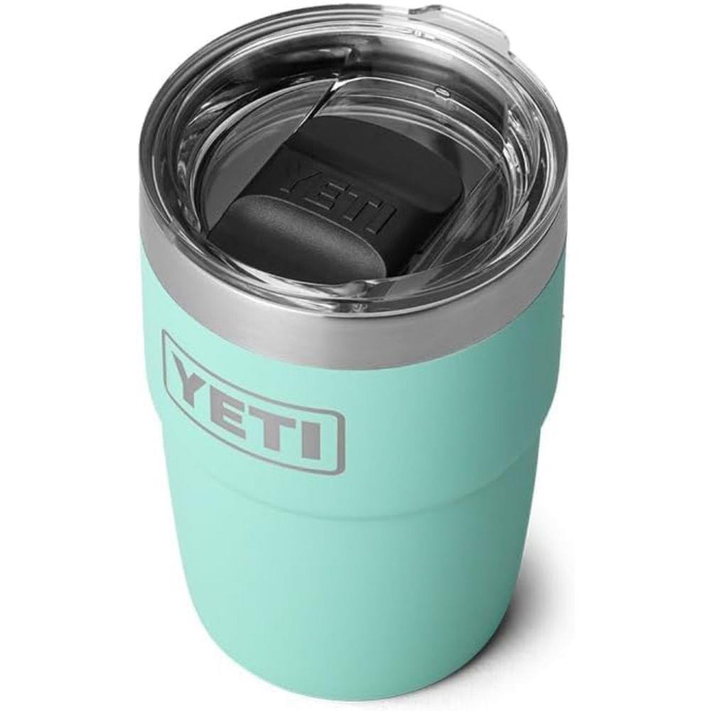 YETI Rambler 8 Oz Stackable Cup (Seafoam) top angle