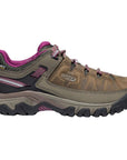 Keen Women's Targhee III WP Walking Shoe (Weiss/Boysenberry) right side