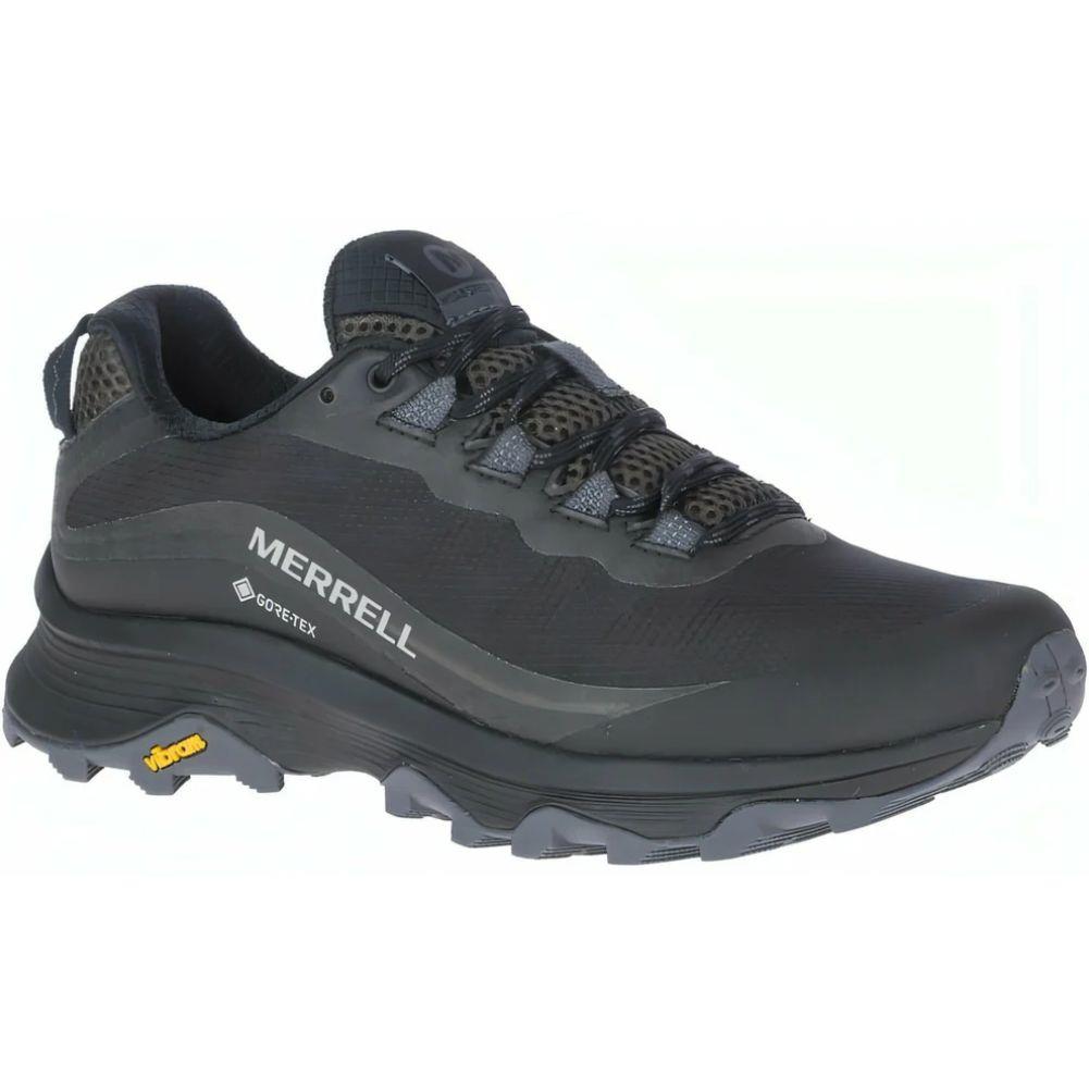 Merrell Women's Moab Speed GTX Walking Shoes - 5.5 UK (Black/Asphalt)