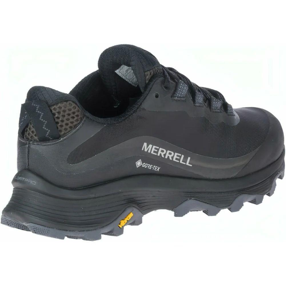 Merrell Women&#39;s Moab Speed GTX Walking Shoes - 5.5 UK (Black/Asphalt) right angle back