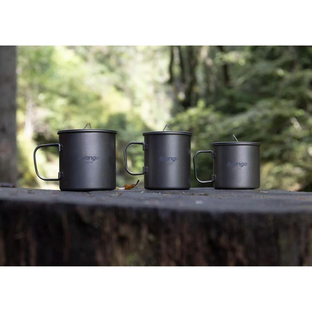 Vango Titanium Single Walled 450ml Mug  sizes