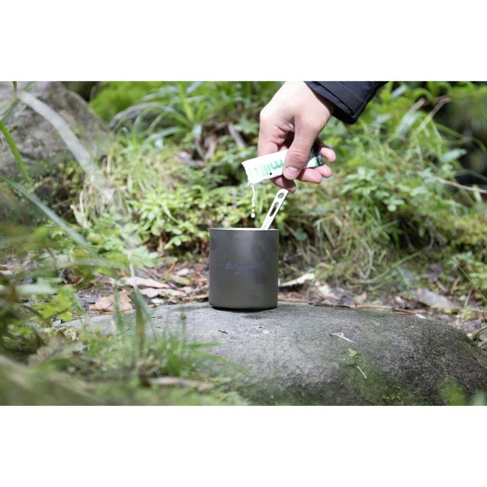 Vango Titanium Double Walled 300ml Mug milk