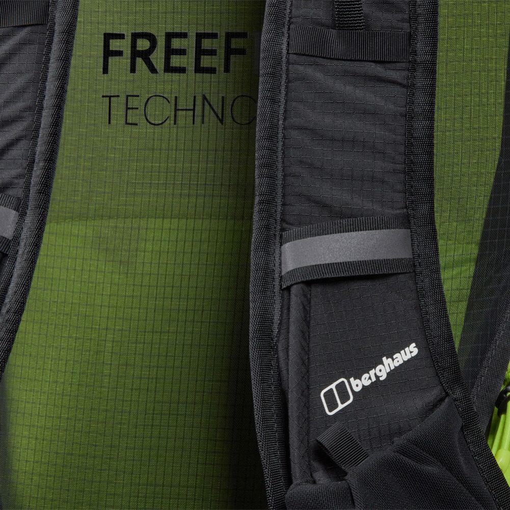 Berghaus Remote Hike M23 Backpack (Yellow) close back 