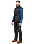 Mountain Equipment Men's Lightline Vest (Black) front angle