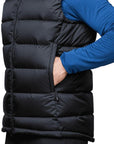 Mountain Equipment Men's Lightline Vest (Black) hand n pocket
