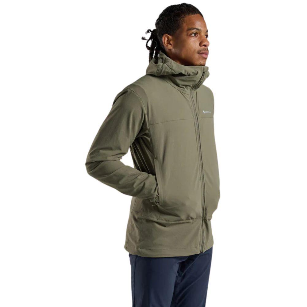 Montane Men's Tenacity Hooded Softshell Jacket (Caper) right side